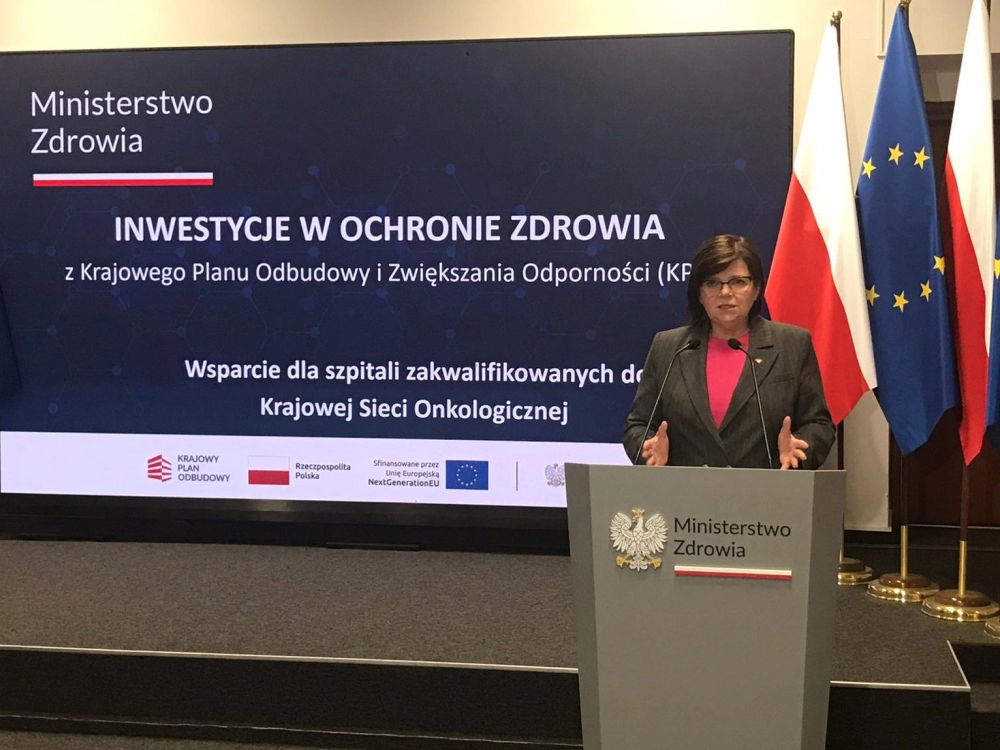 Pieniądze z KPO dla szpitali i poradni onkologicznych.
