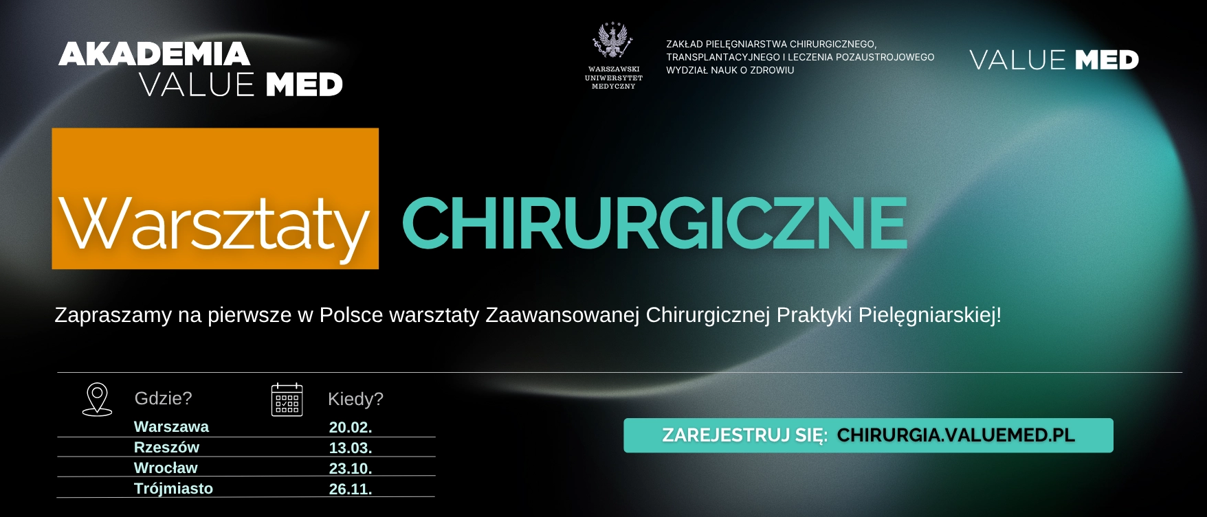 Warsztaty Zaawansowanej Chirurgicznej Praktyki Pielęgniarskiej (APN)