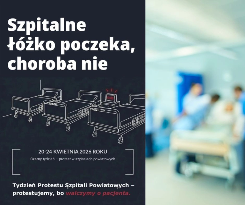 „Szpitalne łóżko poczeka, choroba nie”. Powiatowe lecznice wchodzą w protest i pokazują skalę systemowego niedofinansowania